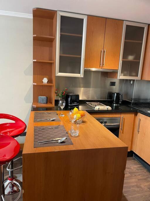 Providencia A Pasos Del Metro Pedro De Valdivia Apartment ซานติอาโก ภายนอก รูปภาพ