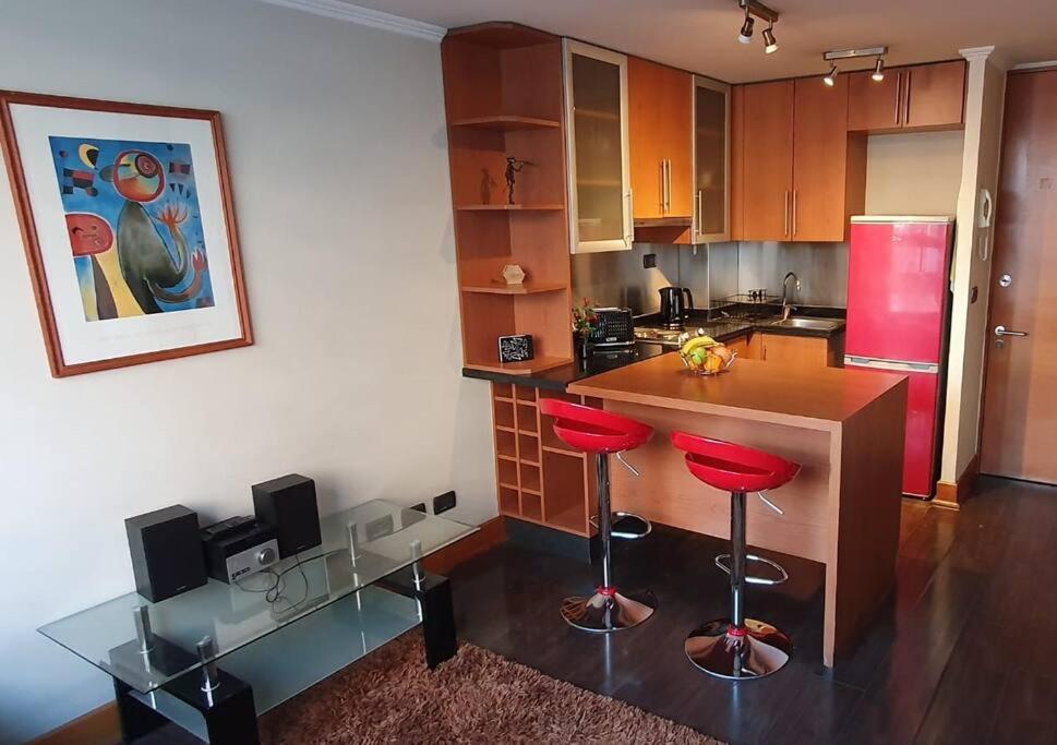 Providencia A Pasos Del Metro Pedro De Valdivia Apartment ซานติอาโก ภายนอก รูปภาพ