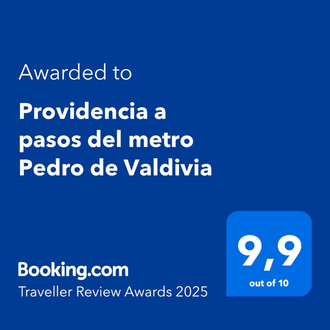 Providencia A Pasos Del Metro Pedro De Valdivia Apartment ซานติอาโก ภายนอก รูปภาพ