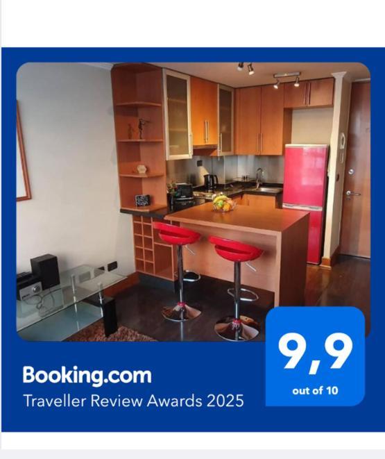 Providencia A Pasos Del Metro Pedro De Valdivia Apartment ซานติอาโก ภายนอก รูปภาพ